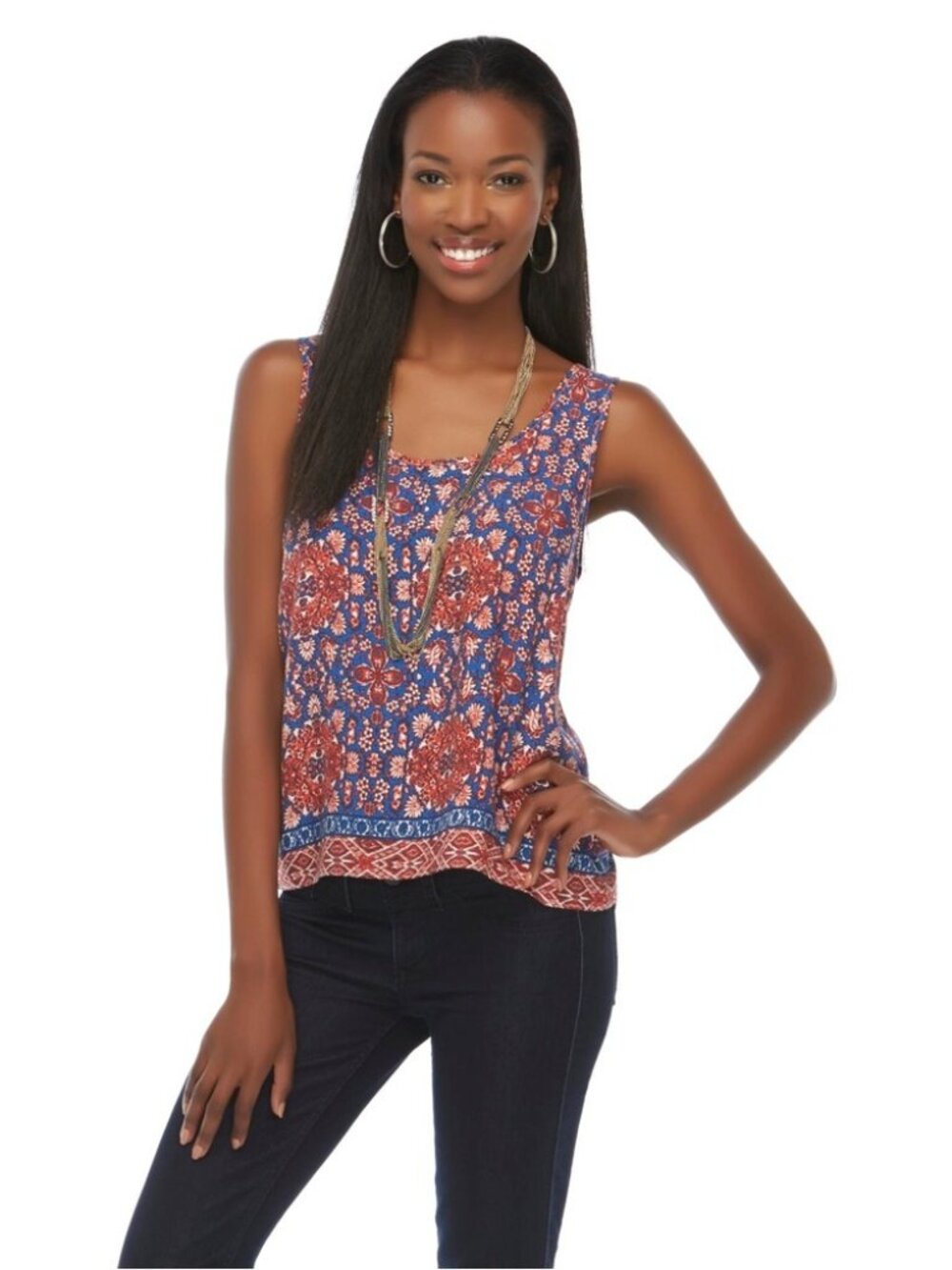 attention Tank Top Large NEW